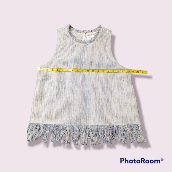 Mudpie Tweed Fringe Sleeveless Top - Picture 4 of 4